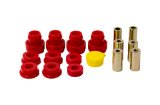 Energy Suspension 97-01 Honda Prelude Front Control Arm Bushing Set - Red thumbnail 1