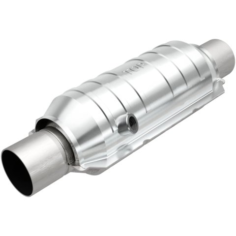 MagnaFlow Universal Catalytic Converter 2.25 OEM Angled O2 thumbnail 2