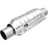 MagnaFlow Universal Catalytic Converter 2.50 OEM Angled O2 thumbnail 3