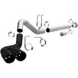 MagnaFlow 08-18 Ford F-250/F-350/F-450 4.6L/6.7 DPF-Back Black 4in Dual Single Rear Exit thumbnail 2
