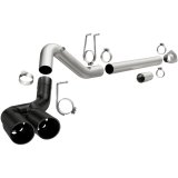 MagnaFlow 08-18 Ford F-250/F-350/F-450 4.6L/6.7 DPF-Back Black 4in Dual Single Rear Exit thumbnail 6