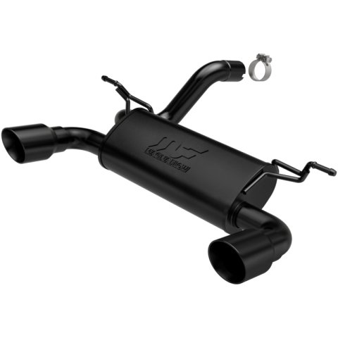 MagnaFlow 2018+ Jeep Wrangler 3.6L Dual Black Tip Axle-Back Exhaust thumbnail 4
