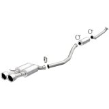 MagnaFlow 2017+ Honda Civic 1.5L 409 SS Single Exit Polished 4.5in Dual Tips Cat-Back Exhaust thumbnail 3