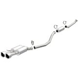 MagnaFlow 2017+ Honda Civic 1.5L 409 SS Single Exit Polished 4.5in Dual Tips Cat-Back Exhaust thumbnail 5