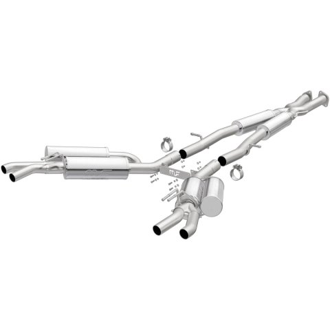 MagnaFlow 2018 Kia Stinger V6 3.3L (Reuse Fascia Tips) Stainless Cat Back Perf Exhaust thumbnail 1