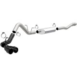 MagnaFlow CatBack 14-18 GMC Sierra 1500 V8-6.2L Polished Stainless Exhaust w/ Black Coated Tips thumbnail 1