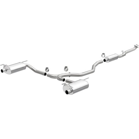 MagnaFlow CatBack 2018 Honda Accord L4 2.0LGAS 2.5in Dual Outlet Stainless Street Series Exhaust thumbnail 1