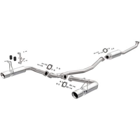 MagnaFlow 16-18 Honda Civic L4 2.0L Street Series Cat-Back Exhaust w/ Polished Tips thumbnail 2