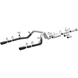 MagnaFlow 11-19 Chevrolet Silverado 2500/3500 HD V8-6.0L Dual Split Cat-Back Exhaust w/Black Tips thumbnail 4