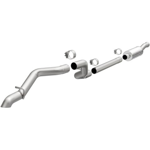 MagnaFlow Cat Back 2018 Jeep Wrangler 2.0L Rock Crawler Series Single Exit Stainless Exhaust thumbnail 1