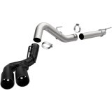 MagnaFlow CatBack 2018 Ford F-150 V6-3.0L Dual Exit Black Stainless Exhaust - MF Series thumbnail 1