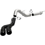 MagnaFlow CatBack 2018 Ford F-150 V6-3.0L Dual Exit Black Stainless Exhaust - MF Series thumbnail 4