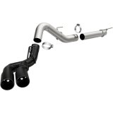 MagnaFlow CatBack 2018 Ford F-150 V6-3.0L Dual Exit Black Stainless Exhaust - MF Series thumbnail 6