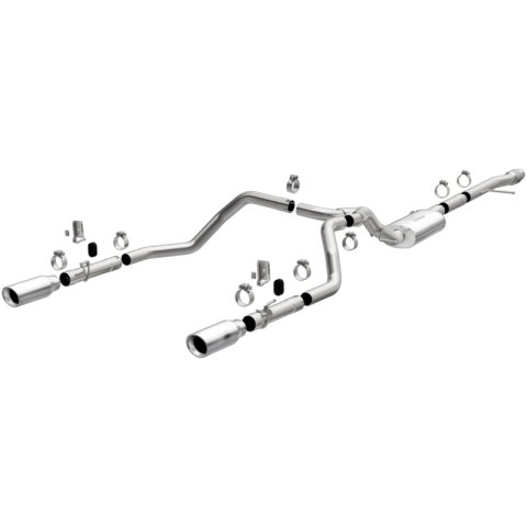 MagnaFlow 2019 Chevy Silverado 1500 V8 5.3L/V6 4.3 Street Series Dual Exit Exhaust w/ Polished Tips thumbnail 5