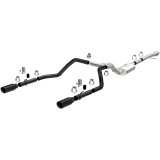 MagnaFlow 2019 Chevy Silverado 1500 V8 5.3L/V6 4.3L Street Series Dual Exit Exhaust w/ Black Tips thumbnail 1