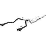 MagnaFlow 2019 Chevy Silverado 1500 V8 5.3L Street Series Quad Split Rear Exhaust w/ Black Tips thumbnail 1