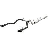 MagnaFlow 2019 Chevy Silverado 1500 V8 5.3L Street Series Quad Split Rear Exhaust w/ Black Tips thumbnail 4