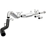 MagnaFlow 11-19 GM 2500/3500 6.0L 4in Single Passenger Side Rear Exit Cat-Back Exhaust w/Black Tips thumbnail 4