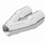 MagnaFlow Double Wall 3in Dual Round Polished Tip 2.25in Inlet thumbnail 7