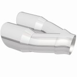 MagnaFlow Double Wall 3in Dual Round Polished Tip 2.25in Inlet thumbnail 9