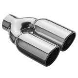 MagnaFlow Tip 1-Pk Dual Rnd DW 3x10 2.25ID thumbnail 6