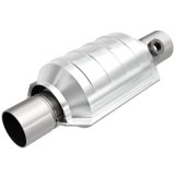 MagnaFlow Universal Catalytic Converter 2 Single O2 Boss thumbnail 1