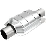 MagnaFlow Universal Catalytic Converter 2.5 W/Single O2 Boss thumbnail 1