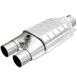 MagnaFlow Universal Catalytic Converter 2/2.5 Single O2 Boss thumbnail 1