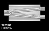 MagnaFlow Muffler Mag SS 14X3.5X7 2.25/2/2 C/ thumbnail 7