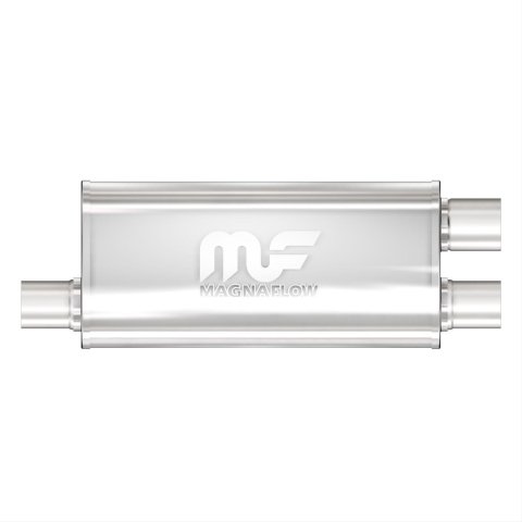 MagnaFlow Muffler Mag SS 18X5X8 2.5X2.5/2.5 O thumbnail 1