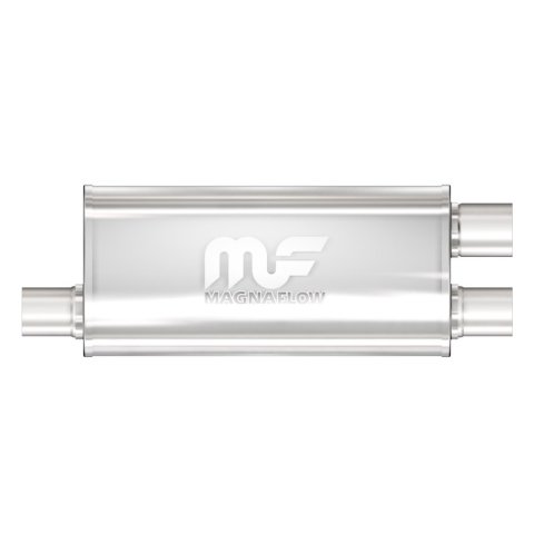 MagnaFlow Muffler Mag SS 18X5X8 2.5X2.5/2.5 O thumbnail 4