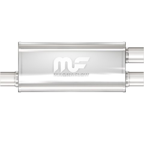 MagnaFlow Muffler Mag SS 18X5X8 2.5X2.5/2.5 O thumbnail 5