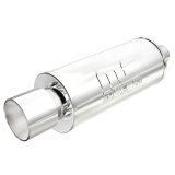 MagnaFlow Muffler W/Tip Mag SS 14X6X6 2.25/4. thumbnail 1