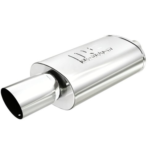 MagnaFlow Muffler W/Tip Mag SS 14X5X8 2.25/4. thumbnail 3