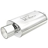MagnaFlow Muffler W/Tip Mag SS 14X5X8 2.25/4. thumbnail 3