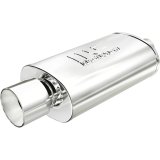 MagnaFlow Muffler W/Tip Mag SS 14X5X8 2.25/4. thumbnail 5
