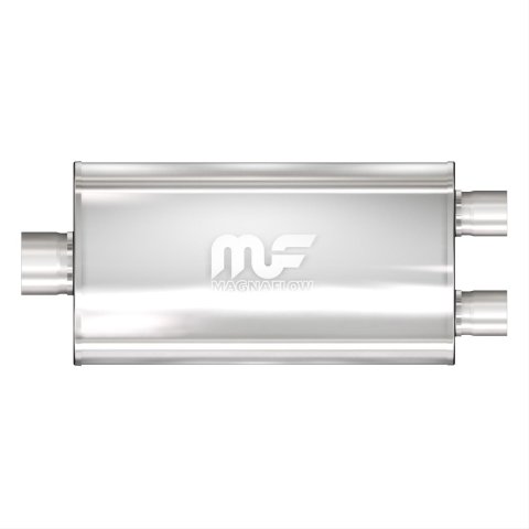 MagnaFlow Muffler Mag SS 22X5X11 3X3X4 D/C thumbnail 1