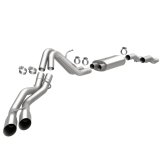MagnaFlow 11 Ford F-150 3.7L/5.0L/6.2L SS Catback Exhaust Dual Same Side Exit w/ 3.5in SS Tips thumbnail 1