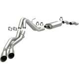 MagnaFlow 11 Ford F-150 3.7L/5.0L/6.2L SS Catback Exhaust Dual Same Side Exit w/ 3.5in SS Tips thumbnail 5