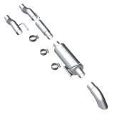 MagnaFlow 11 Ford F-150 3.7L/5.0L/6.2L SS Catback Exhaust w/ 3in SS Turn Down Tip thumbnail 1