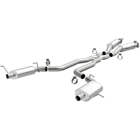 MagnaFlow 12 Jeep Grand Cherokee V8 6.4L Dual Split Rear Exit Stainless Cat Back Performance Exhaust thumbnail 1