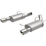 MagnaFlow 13 Ford Mustang V8 5.0L Dual Split Rear Exit Stainless Cat Back Performance Exhaust thumbnail 4