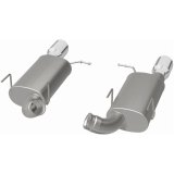 MagnaFlow 13 Ford Mustang V8 5.0L Dual Split Rear Exit Stainless Cat Back Performance Exhaust thumbnail 9
