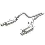 MagnaFlow 13 Ford Mustang Dual Split Rear Exit Stainless Cat Back Performance Exhaust (Street) thumbnail 3