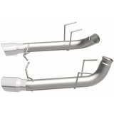 MagnaFlow 13 Ford Mustang Dual Split Rear Exit Stainless Axle-Back Cat Back Exhaust (Competition) thumbnail 4