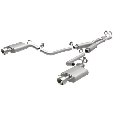 MagnaFlow 10-12 Cadillac CTS V6 3.0L (Exc AWD) Dual Split Rear Exit Stainless Cat Back Perf Exhaust thumbnail 2