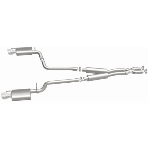 MagnaFlow 10-12 Cadillac CTS V6 3.0L (Exc AWD) Dual Split Rear Exit Stainless Cat Back Perf Exhaust thumbnail 3