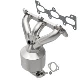 MagnaFlow DF Cat. Conv05-06 Hyundai Santa Fe/05-09 Tucson / 05-08 Kia Sportage D/S Manifold thumbnail 1