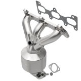 MagnaFlow DF Cat. Conv05-06 Hyundai Santa Fe/05-09 Tucson / 05-08 Kia Sportage D/S Manifold thumbnail 4