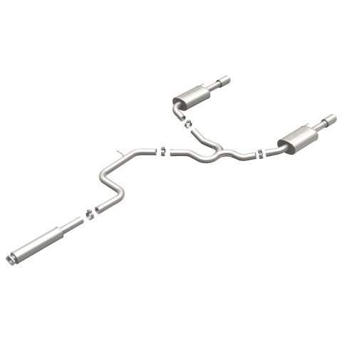 MagnaFlow 00-05 Chevy Impala/Monte Carlo V6 3.4L/3.8L Dual Rear Exit Stainless Cat-Back Perf Exhaust thumbnail 1
